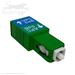 SC UPC Female to SC APC Male Singlemode 9/125 Simplex Fiber Optic Conversion Adapter by QuickTreX&reg;