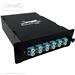 MPO 12 Fiber (1 X 12 MPO Male) to 12 LC (6 Duplex Adapters) Multimode OM4 50/125 Ultra High Density (UHD) Cassette by QuickTreX®