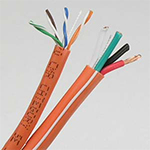 Cat 5E / 16/4 AWG Audio Combo Riser Rated Cable (CMR) - ORANGE - 500ft 