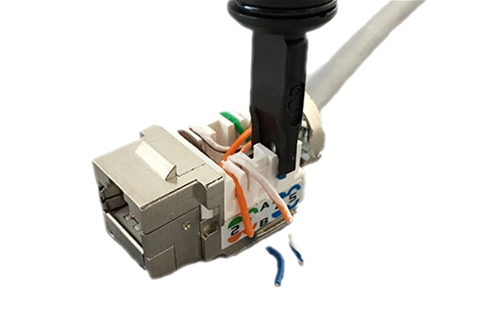 How to Terminate the Cat 6A, 10G, SHIELDED 10-Gigabit Keystone Jack by Quick-Cat&trade; Leading 10G