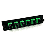 6 MTP APC Singlemode LGX Adapter Panel for Mating Male to Female MTP / MPO Fiber Optic Cables - Key Up / Key Down - by QuickTreX