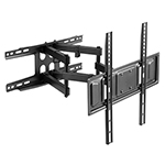 Wall Mount TV Mount for 32 Inch to 70 Inch TV with 18.4 Inch Arm, -15 to +5 Degree Tilt Range, and -60 to +60 Degree Swivel Range