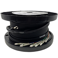 OM1 62.5/125  Multimode Ultra Thin Outdoor Armored Pre-Terminated Fiber Optic Assemblies