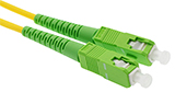 Stock 1 meter SC APC to SC APC Singlemode Simplex Patch Cable