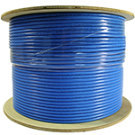 Cat 6 1000x Shielded (FTP), PVC, Riser rated (CMR), Solid Cond. Cable - 1000 Ft by ABA Elite