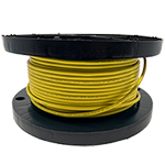 24 Strand Indoor Plenum Rated Ultra Thin Micro Armored Singlemode Fiber Optic Cable by the Foot with Corning® Glass