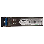 QuickTreX Industrial 1.25 Gigabit Singlemode LC Duplex SFP Fiber Optic Transceiver - Hot Pluggable and Cisco Industrial Compatible - 20 km at 1310nm - Extreme Temp and Humidity Resistant