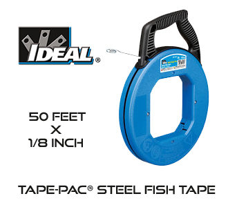 Tape-Pak® Steel Fish Tape - 50 feet x 1/8 inch
