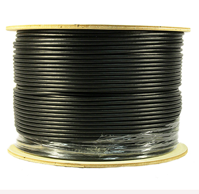 Cat 5E 350 Shielded (STP), Direct Bury, CMX, Solid Cond. Cable - 1000 Ft by ABA Elite