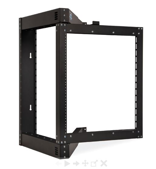 12U Phantom Class® Open Frame Swing-Out Rack