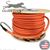 8 Strand Indoor Plenum Rated Interlocking Armored Multimode OM1 62.5/125 Custom Pre-Terminated Fiber Optic Cable Assembly - Made in the USA by QuickTreX®