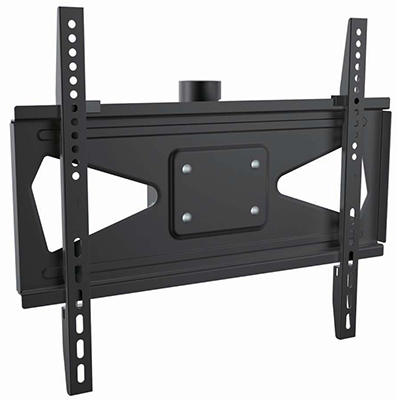 1.5 Inch NPT Pipe Ceiling Mount TV Mount for 32 Inch to 55 Inch TV with -12 to +5 Degree Tilt Range and  and -5 to +5 Degree Swivel Range
