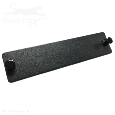 Blank LGX Fiber Optic Adapter Panel Cover by QuickTreX®