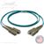 SC to SC Plenum Rated Multimode 10-GIG OM3 50/125 Premium Custom Duplex Fiber Optic Patch Cable with Corning® Glass - Made USA by QuickTreX®