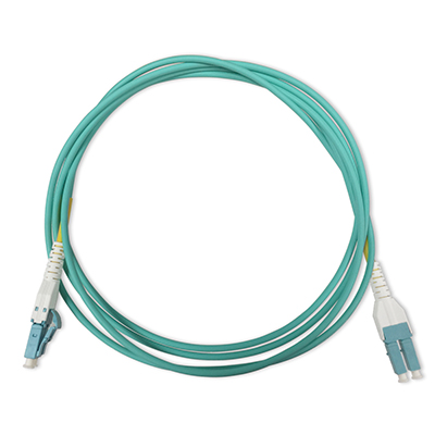 Stock 1 meter LC Uniboot to LC Uniboot 50/125 - OM4 10/40/100 GIG Multimode Duplex Patch Cable