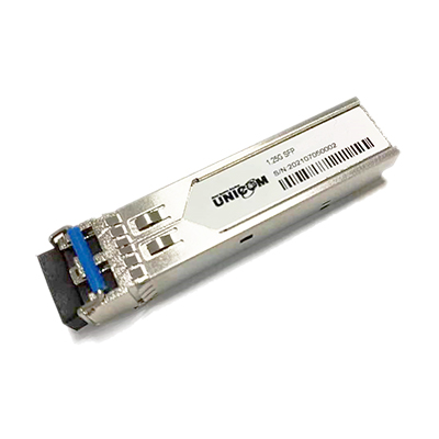 1.25 Gigabit Multimode LC Duplex SFP Fiber Optic Transceiver - Hot Pluggable & Cisco Compatible - 550 Meters at 850nm by Unicom