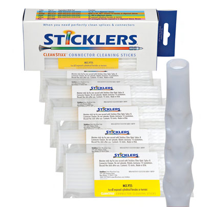 Sticklers® Cleaning stick with a recessed nib, for all exposed termini 2.5mm or smaller