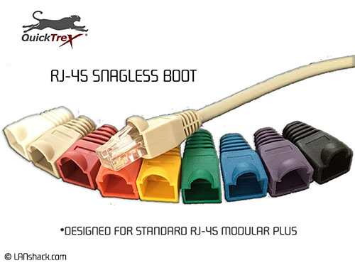 QuickTreX® RJ-45 Snagless Boot - Bag of 100